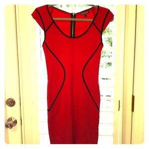 Express Red Mini Dress